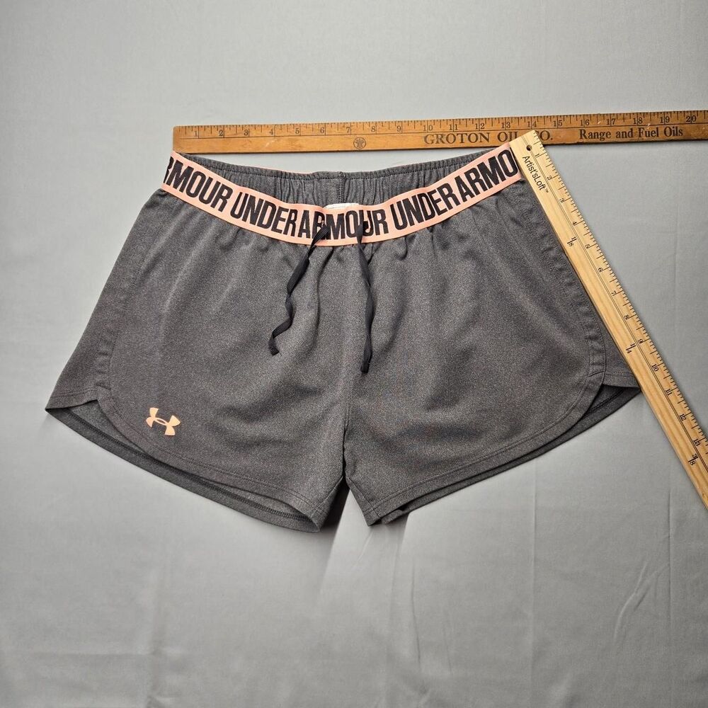 Under-armour Women's Grey and Pink Shorts